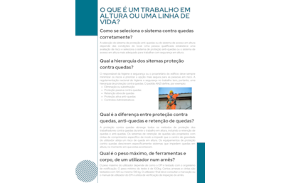 Trabalhos em altura 