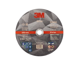 Disco de Corte 3M SILVER (CubitronII) - 230 x 2 - 51804 3M