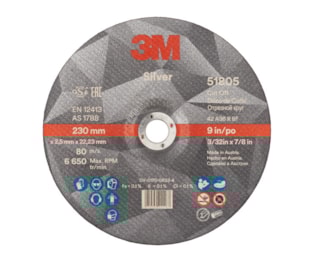 Disco de Corte 3M SILVER (CubitronII) - 230 x 2,5 - 51805 3M