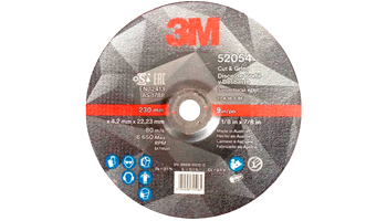 Disco de Corte/Desbaste 3M Silver - 230 mm x 4,2 mm Cubitron II - 52054
