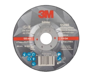 Disco Rebarbar SILVER (CubitronII) - 125 x 7 - 51748 3M