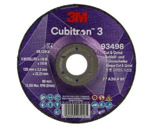 Disco Corte/Desbaste Cubitron 3 - 125 x 3.2 - 93498 3M
