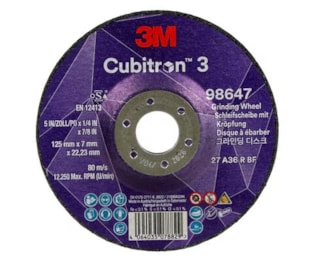 Disco Rebarbar Cubitron 3 - 125 x 7 - 98647 3M