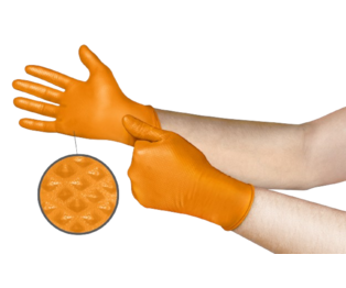 Luvas Microflex Orange 93-256 - Cx 100