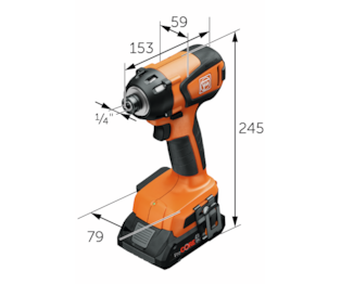 Aparafusadora de Impacto ASCD 18-200W4 AS