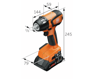 Aparafusadora de Impacto ASCD 18-300 W2 AS Select