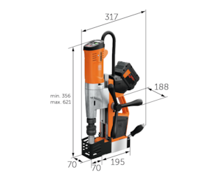 Engenho Magnetico AKBU 35 PMQW 18V AS - SET