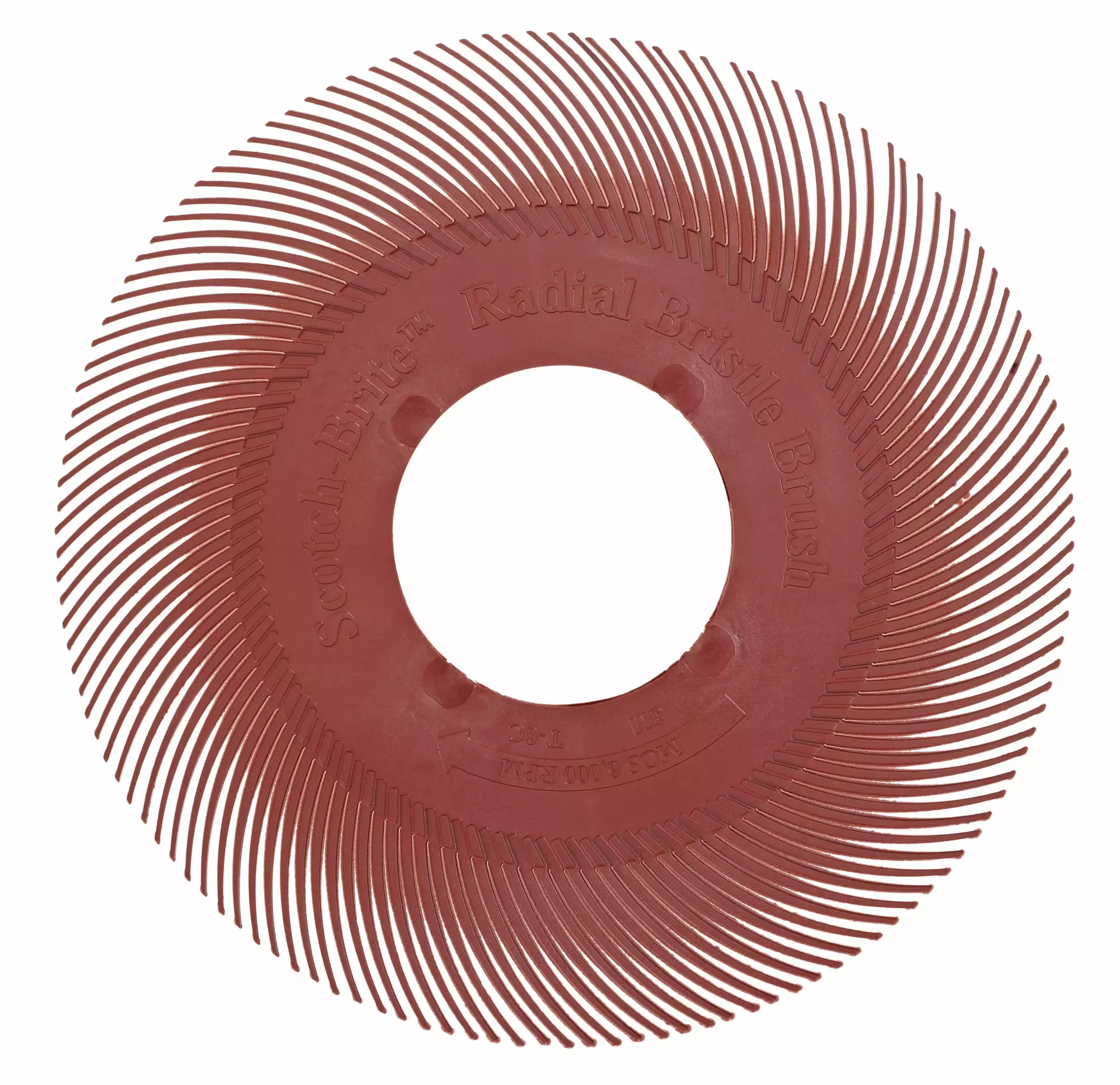 Scotch-Brite™ Radial Bristle Brush Replacement Disc BB-ZB, 193.7 mm, P120, White, Type C