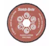 Scotch-Brite™ Disco Clean and Strip XT Pro, XO-DB, 115 mm x 22 mm, S XCRS
