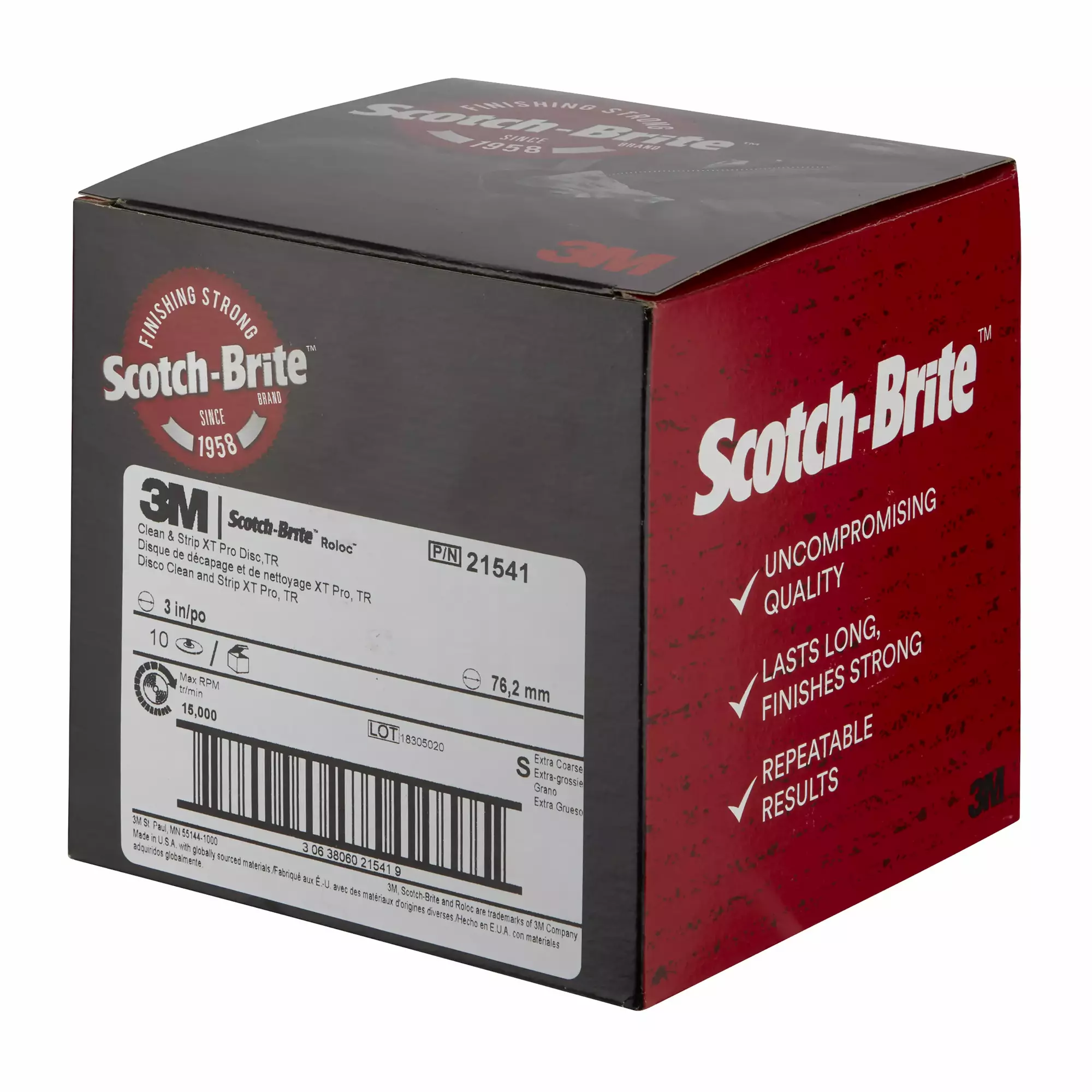 Disco Scotch-Brite™ Roloc™ Clean and Strip XT Pro, XO-DR, 76.2 mm x NH, S XCRS