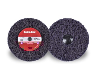 O Disco Scotch-Brite™ Roloc™+ Clean and Strip XT Pro, XO-ZR, 100 mm x 13 mm x 6 mm, S XCRS