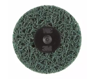 O Disco Scotch-Brite™ Roloc™ Clean and Strip XT Pro Extra Cut, XC-DR, 76.2 mm x NH, A XCRS