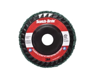 O Disco Scotch-Brite™ Clean and Strip XT Pro Extra Cut, XC-RD, 125 mm x 22 mm, A XCRS