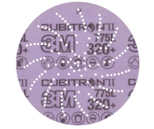Disco de Limpeza e Acabamento 3M™ Cubitron™ II Hookit™ 775L, 127 mm, 320+ 500LG, 50 per inner, 250 per case