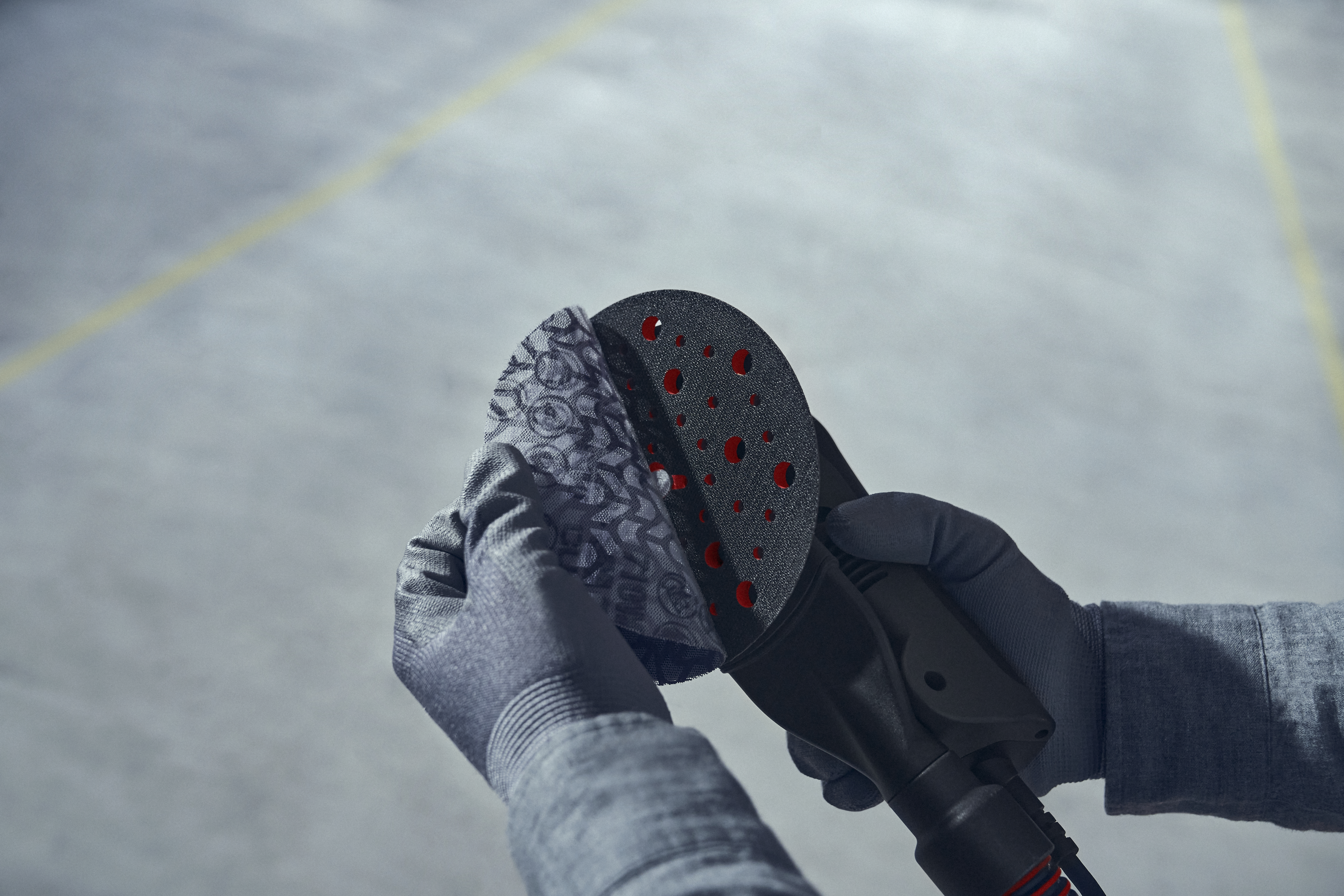 3M Xtract™ Cubitron™ II Net disc 710W, 34 mm, No hole, 320+