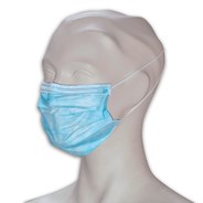 Máscara Descartável Azul c/Elásticos - Emb. 50 UN