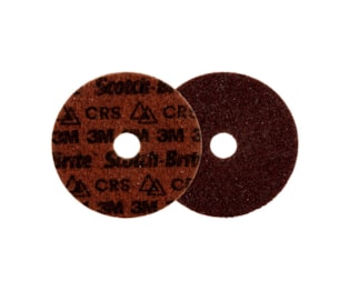 Scotch-Brite™ Precision Surface Conditioning Disc, PN-DH, Coarse, 125 mm x 22,23 mm, 25 per inner, 100 per case