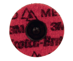 Scotch-Brite™ Roloc™ Precision Surface Conditioning Disc, PN-DR, Medium, TR, 76.2 mm, 25/inner, 100 ea/Case, Dispenser Pack
