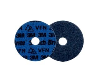 Scotch-Brite™ Precision Surface Conditioning Disc, PN-DH, Very Fine, 100 mm x 16 mm, 25 per inner, 100 per case