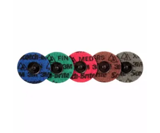 Scotch-Brite™ Roloc™ Precision Surface Conditioning Disc, PN-DR, Coarse, TR, 50.8 mm , 25/Inner, 100 ea/Case, Dispenser Pack