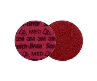 Scotch-Brite™ Precision Surface Conditioning Disc, PN-DH, Medium, 115 mm x NH, 25 per inner, 100 per case