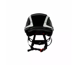 3M™ SecureFit™ Elmetto, X5012V-CE, nero, ventilato, rifrangente, marchio CE, 4 unità/cartone