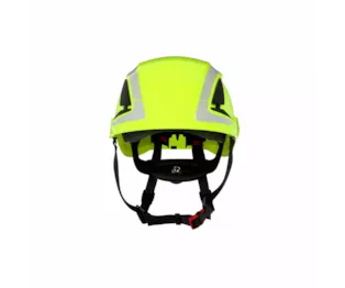  3M™ SecureFit™, X5001V-CE, verde de alta visibilidade, ventilado, refletor, marcação CE, 4 unidades/caixa