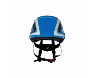 3M™ SecureFit™ Elmetto, X5003V-CE, blu, ventilato, rifrangente, marchio CE, 4 unità/cartone