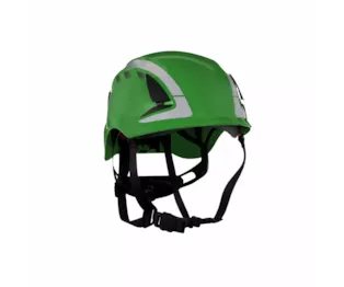 3M™ SecureFit™ Elmetto, X5004V-CE, verde, ventilato, rifrangente, marchio CE, 4 unità/cartone
