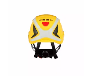 3M™ SecureFit™ Elmetto, X5002V-CE, giallo, ventilato, rifrangente, marchio CE, 4 unità/cartone