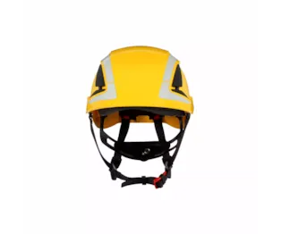3M™ SecureFit™ Elmetto, X5002V-CE, giallo, ventilato, rifrangente, marchio CE, 4 unità/cartone