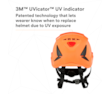 3M™ SecureFit™ Elmetto, X5007VE-CE, arancione, ventilato, 1000 VCA, marchio CE, 4 unità/cartone