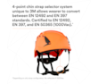3M™ SecureFit™ Elmetto, X5007VE-CE, arancione, ventilato, 1000 VCA, marchio CE, 4 unità/cartone