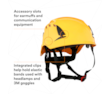 3M™ SecureFit™ Elmetto, X5001V-CE, giallo, ventilato, 1000 VCA, marchio CE, 4 unità/cartone