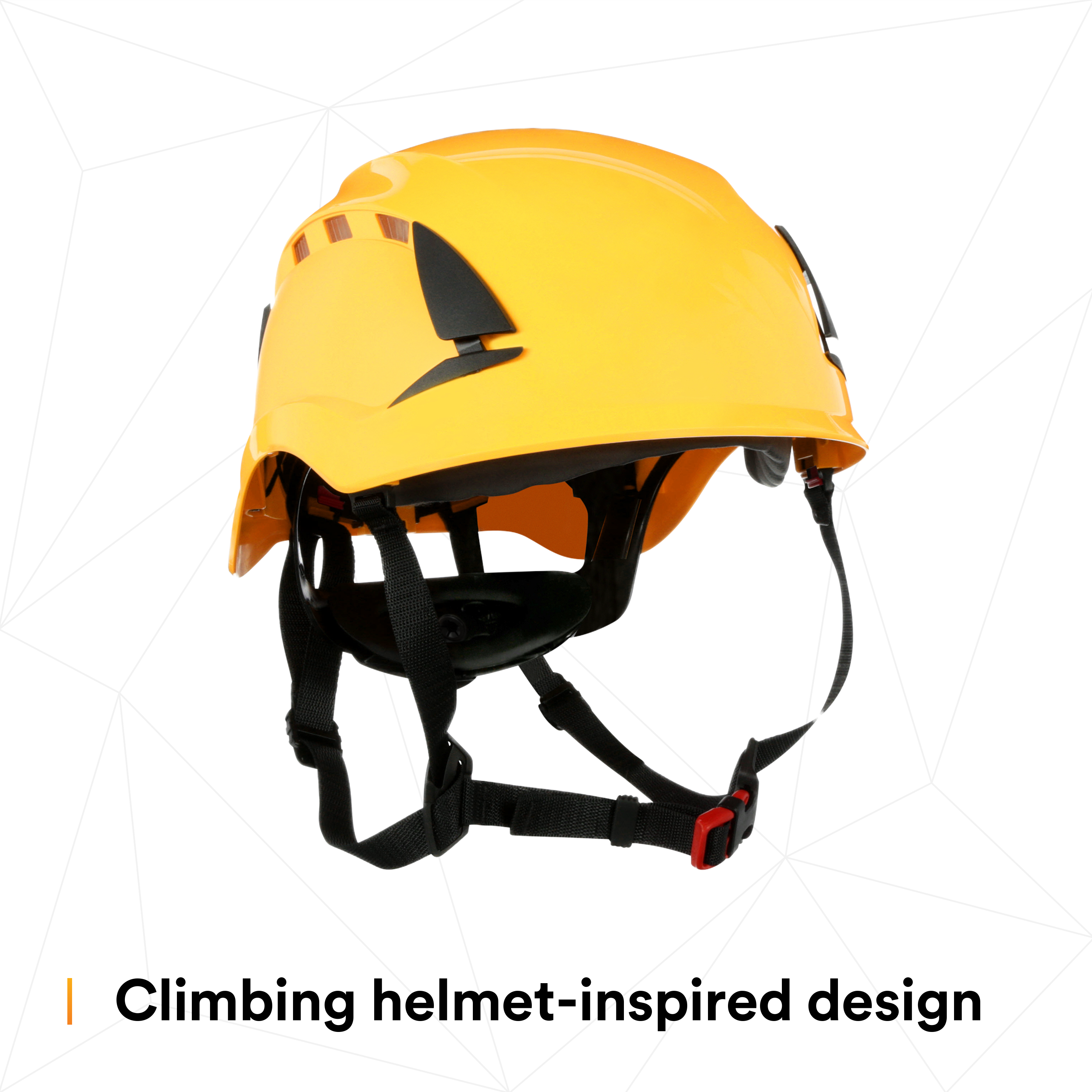 3M™ SecureFit™ Elmetto, X5001V-CE, giallo, ventilato, 1000 VCA, marchio CE, 4 unità/cartone