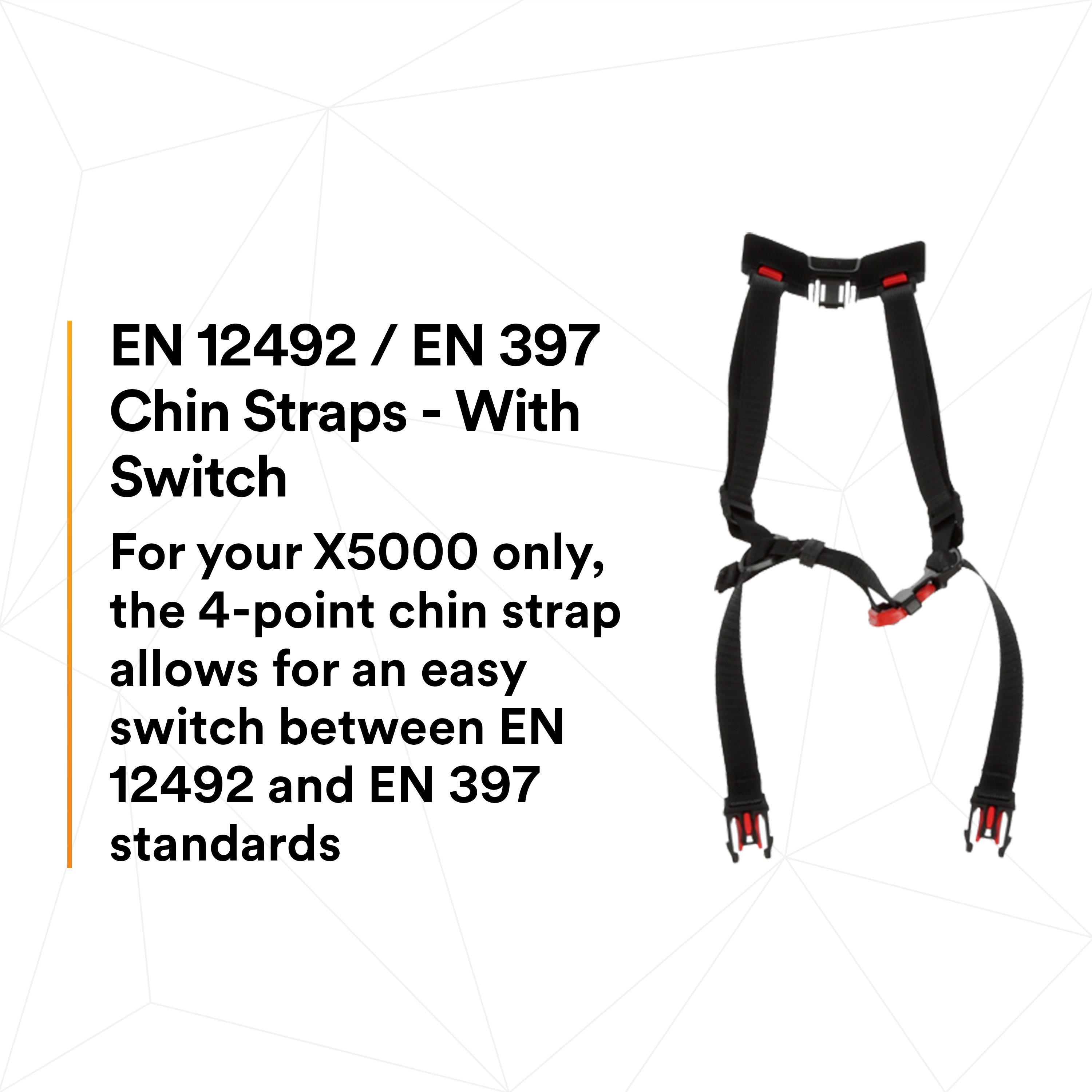 3M™ SecureFit™ Elmetto, X5001V-CE, giallo, ventilato, 1000 VCA, marchio CE, 4 unità/cartone