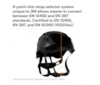 3M™ SecureFit™ Elmetto, X5012VE-CE, nero, ventilato, 1000 VCA, marchio CE, 4 unità/cartone