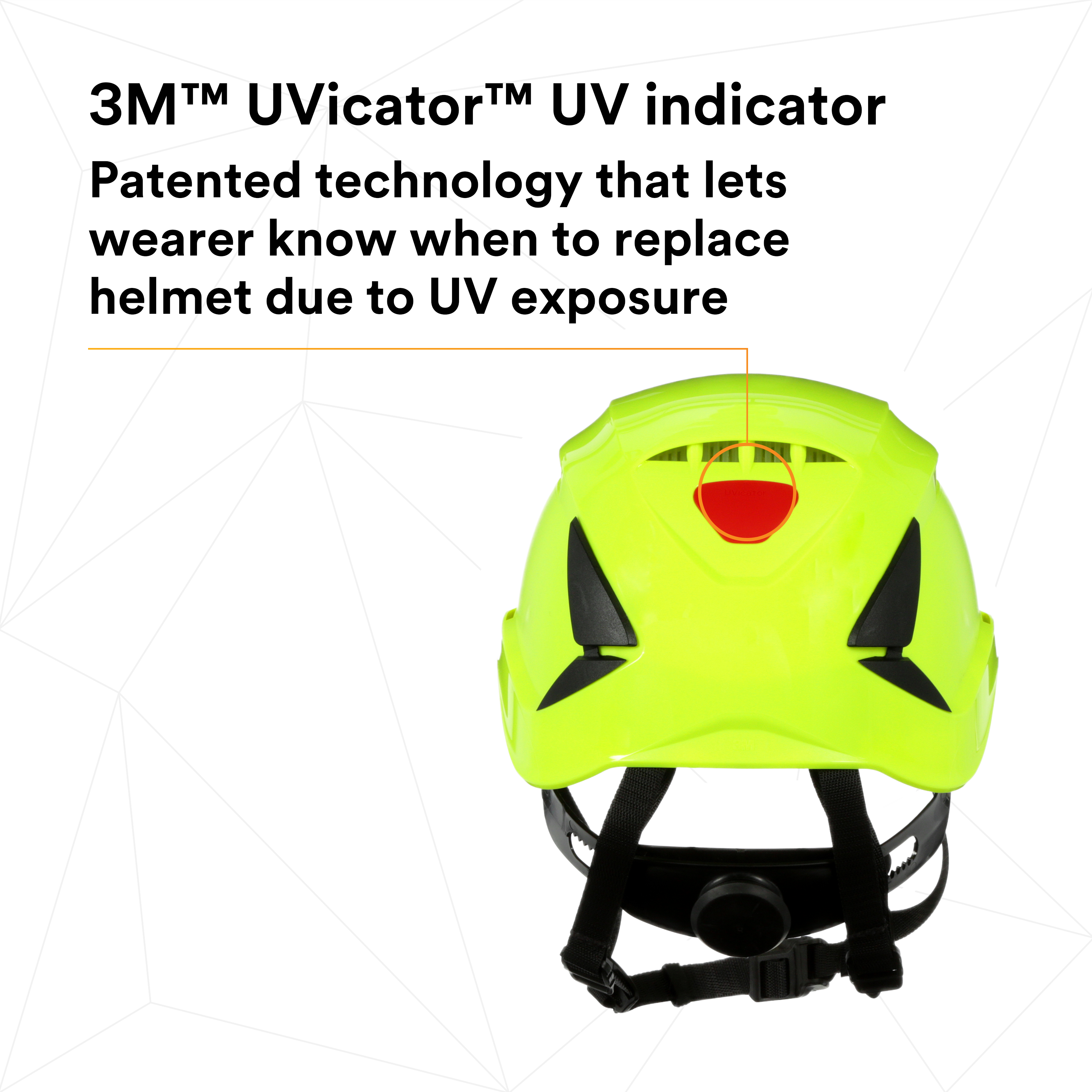 3M™ SecureFit™ Elmetto, X5014VE-CE, verde ad alta visibilità, ventilato, 1000 VCA, marchio CE, 4 unità/cartone