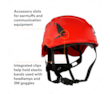 3M™ SecureFit™ Elmetto, X5005VE-CE, rosso, ventilato, 1000 VCA, marchio CE, 4 unità/cartone