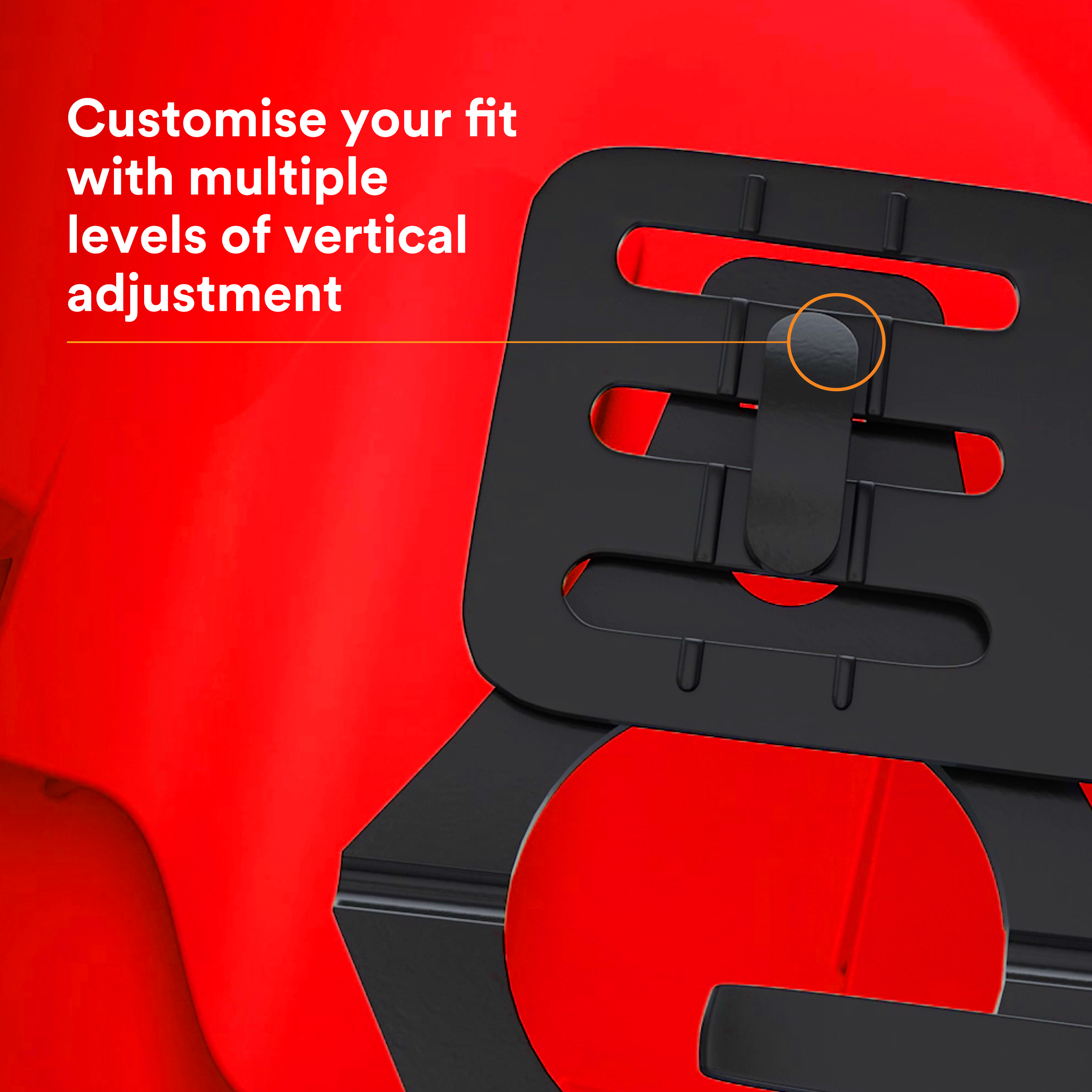 3M™ SecureFit™ Elmetto, X5005VE-CE, rosso, ventilato, 1000 VCA, marchio CE, 4 unità/cartone