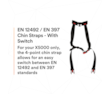 3M™ SecureFit™ Elmetto, X5005VE-CE, rosso, ventilato, 1000 VCA, marchio CE, 4 unità/cartone