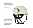 3M™ SecureFit™ Elmetto, X5001VE-CE, bianco, ventilato, 1000 VCA, marchio CE, 4 unità/cartone