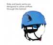 3M™ SecureFit™ Elmetto, X5003VE-CE, blu, ventilato, 1000 VCA, marchio CE, 4 unità/cartone