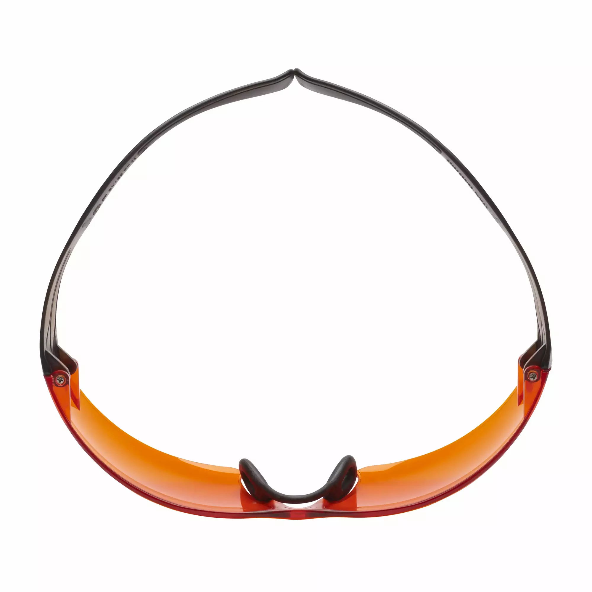 Óculos de Proteção 3M™ SecureFit™ 400, Armação Preta/Castanha, Antiembaciamento, Lentes Laranja Scotchgard™ SF406SGAF-BLA EU