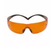Óculos de Proteção 3M™ SecureFit™ 400, Armação Preta/Castanha, Antiembaciamento, Lentes Laranja Scotchgard™ SF406SGAF-BLA EU