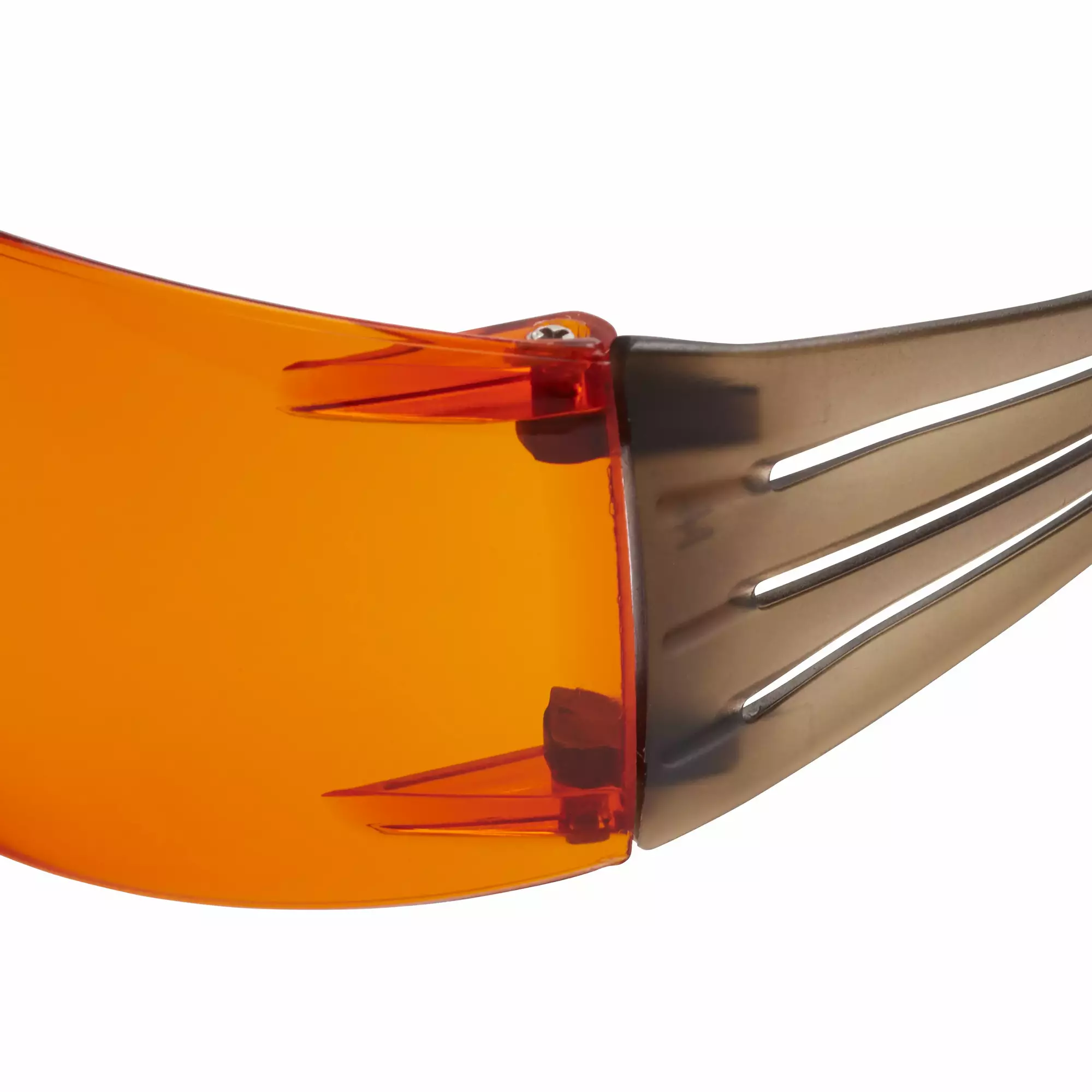 Óculos de Proteção 3M™ SecureFit™ 400, Armação Preta/Castanha, Antiembaciamento, Lentes Laranja Scotchgard™ SF406SGAF-BLA EU