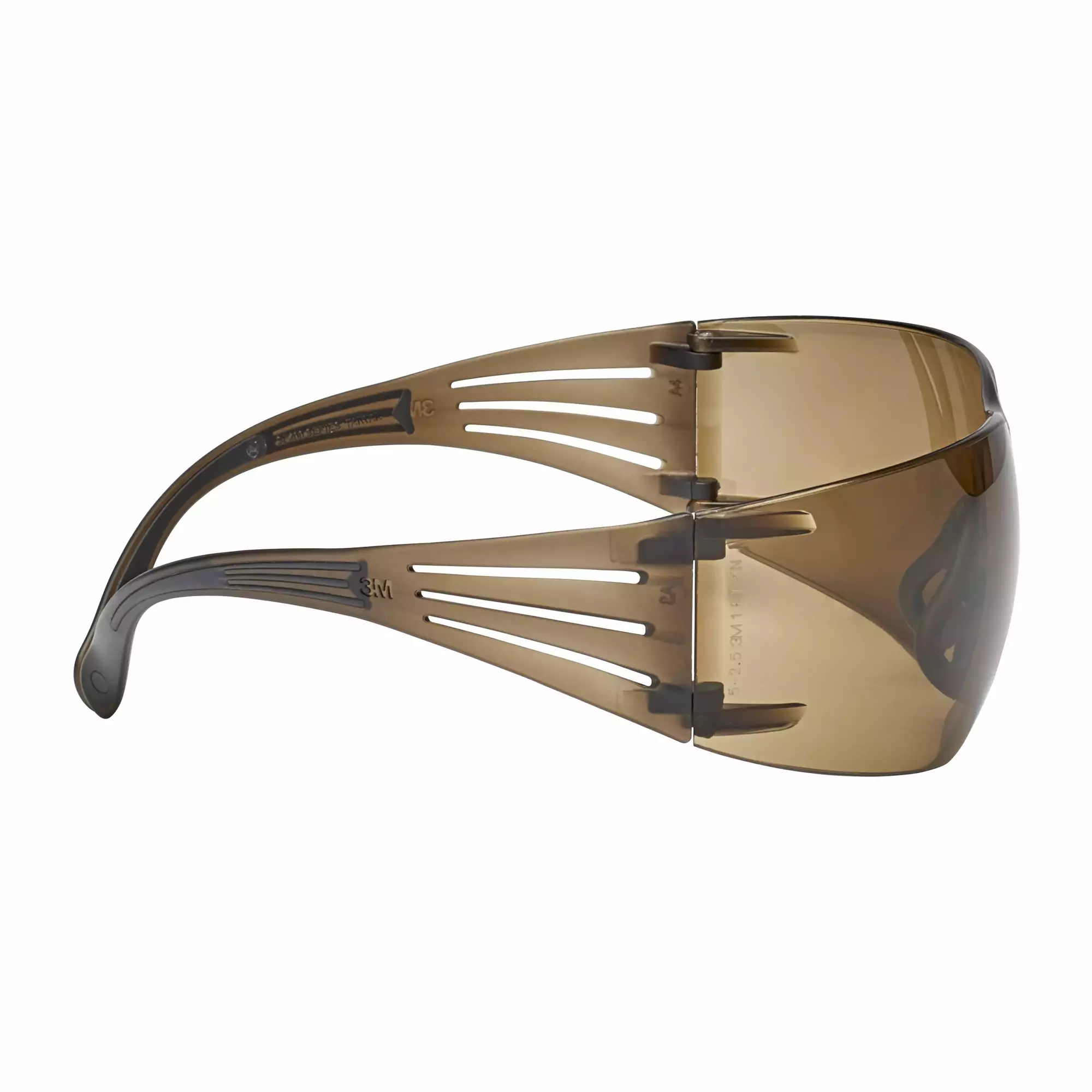 Óculos de Proteção 3M™ SecureFit™ 400, Armação Preta/Castanha, Antiembaciamento, Lentes Castanhas Scotchgard™ SF405SGAF-BLA EU