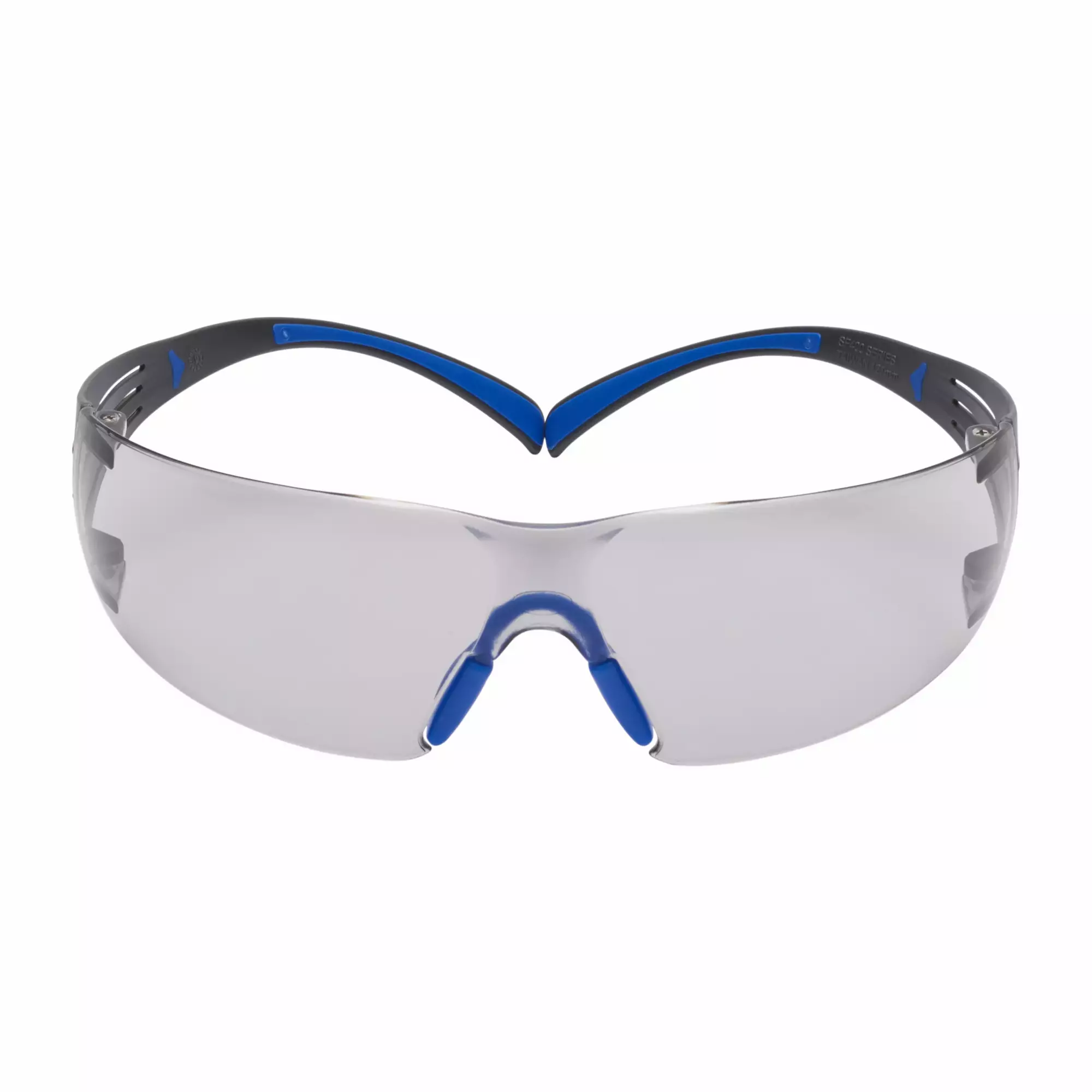 Óculos de Proteção 3M™ SecureFit™ 400, Armação Azul/Cinzenta, Antiembaciamento, Lentes Cinzentas I/E Scotchgard™ SF407SGAF-BLU EU