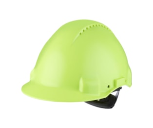 3M™ Capacete, Uvicator, Roleta, Ventilado, Banda Absorvente em Plástico, Alta Visibilidade, G3000NUV-GB
