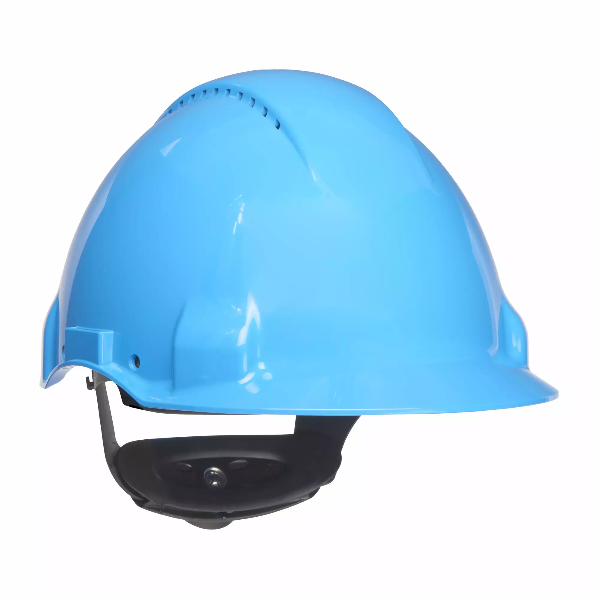 3M™ Capacete, Uvicator, Roleta, Ventilado, Banda Absorvente em Plástico, Azul, G3000NUV-BB